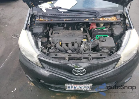 2012 Toyota Yaris Le z USA, uszkodzony, nr VIN JTDJTUD35CD503236